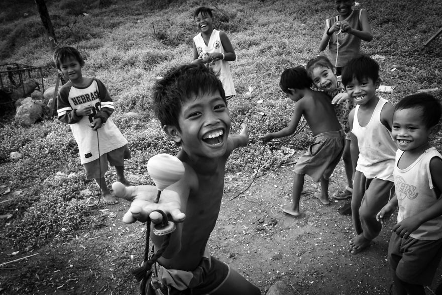 Simple Joy As These Children Playing Outdoor Instead Of Gadgets