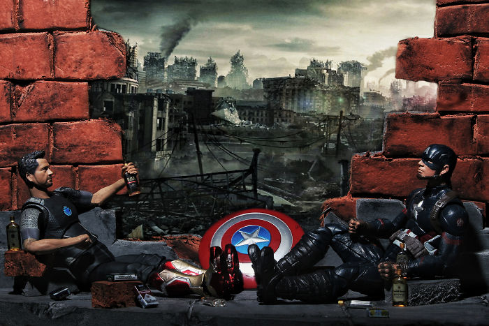 My 22 Miniature Action Scenes With Superhero Toys From DC And Marvel My 22 Miniature Action Scenes With Superhero Toys From DC And Marvel