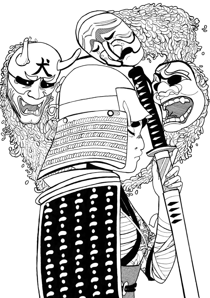 For Inktober Challenge, I Retold A Famous Russian Folktale Like Never Before For Inktober Challenge, I Retold A Famous Russian Folktale Like Never Before