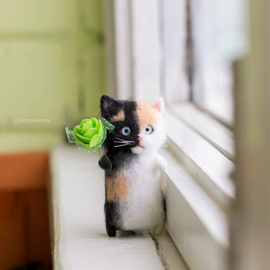 Russian Artist Produces Kittens Made Of Wool So Cute You Will Want One