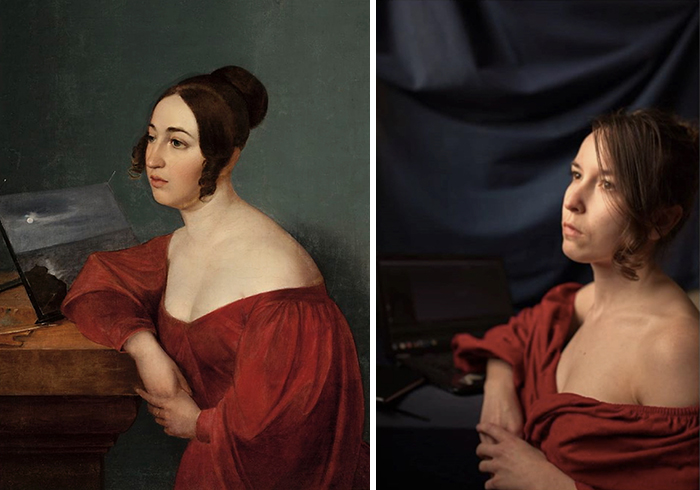 Wojciech Korneli Stattler, "Portrait of Hortensja Sobańska Née Jełowicka", 1836