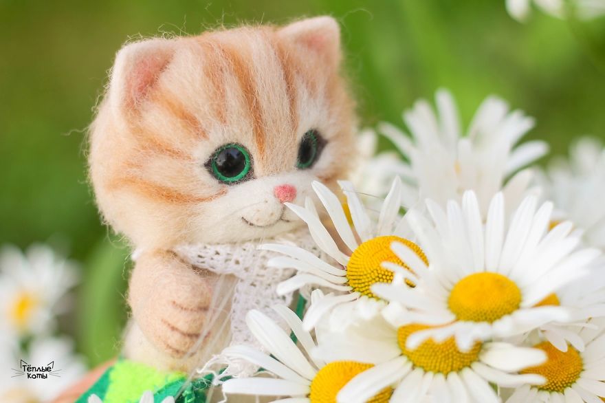 Russian Artist Produces Kittens Made Of Wool So Cute You Will Want One