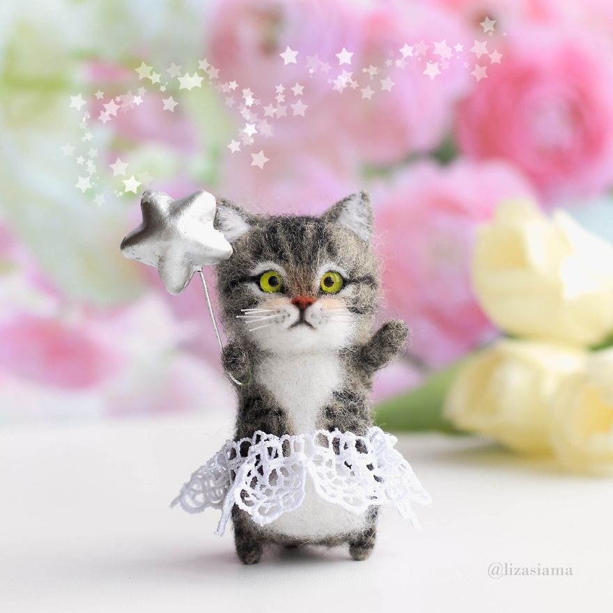 Russian Artist Produces Kittens Made Of Wool So Cute You Will Want One