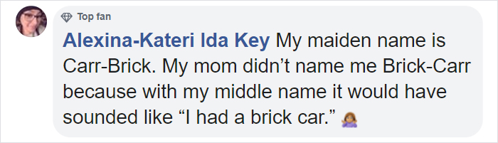 People Share Their Unfortunate Name Stories After Amy Schumer Changes Her Baby’s Name Because It Sounded Like “Genital” People Share Their Unfortunate Name Stories After Amy Schumer Changes Her Baby’s Name Because It Sounded Like “Genital”