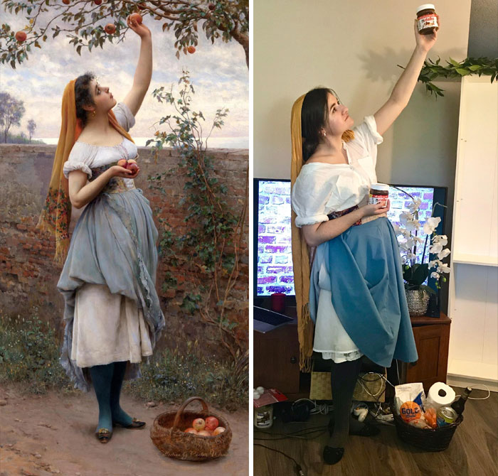 Untitled Eugene Von Blaas (With Quarantine Essentials)