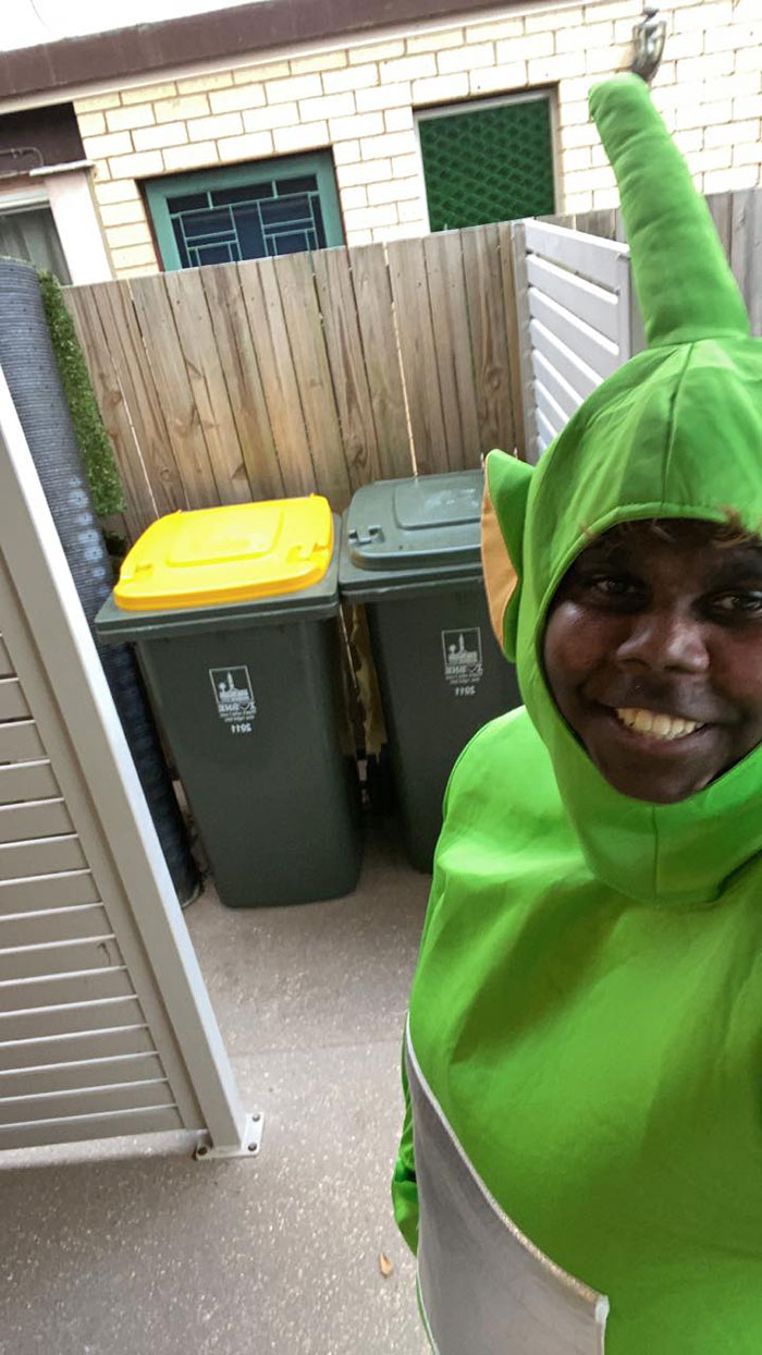 Australians-Dress-Up-Taking-Bins-Out