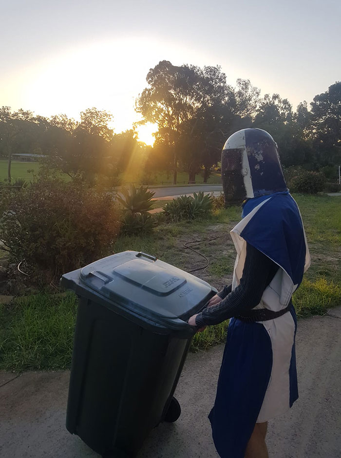 Australians-Dress-Up-Taking-Bins-Out