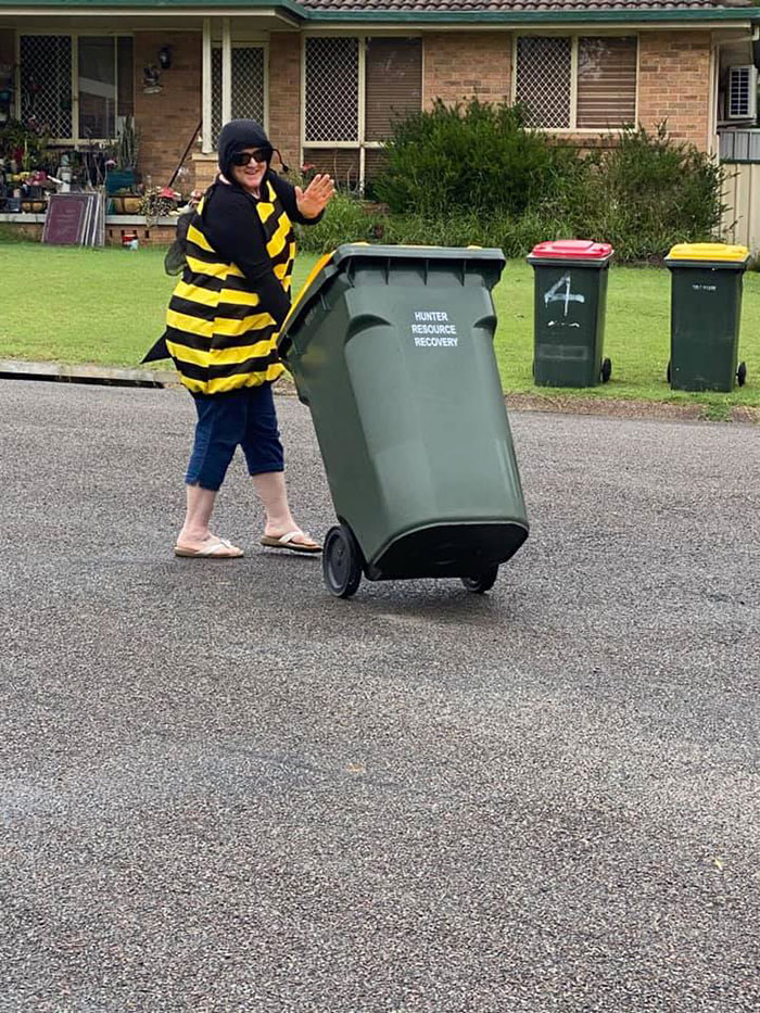 Australians-Dress-Up-Taking-Bins-Out