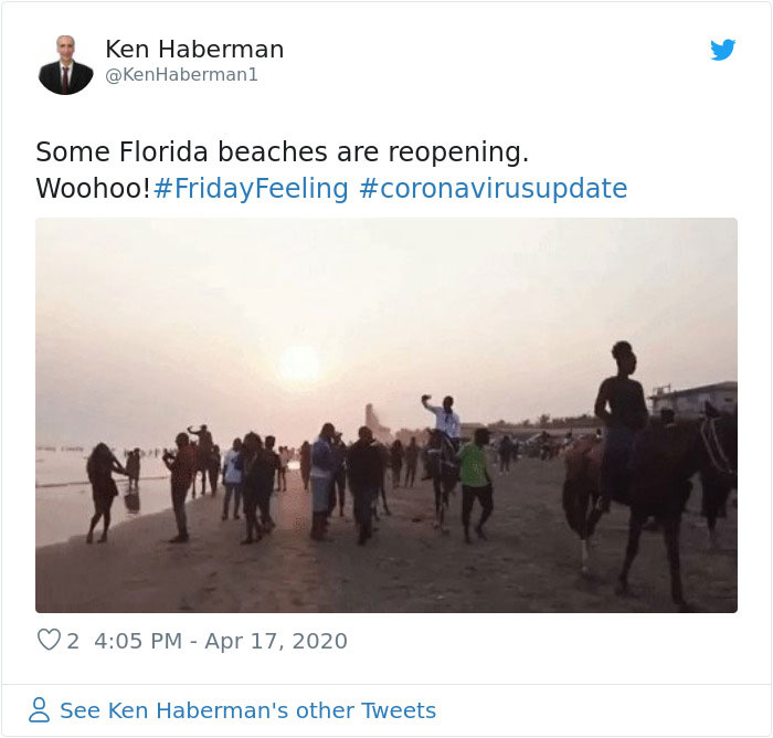 Guy To Travel Around Florida Dressed As The Grim Reaper To The Beaches That Opened Prematurely