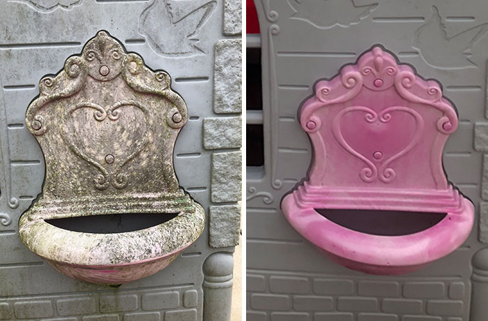 We Picked Up A Castle Play Set For The Kids. It Was In Serious Need Of A Good Pressure Wash