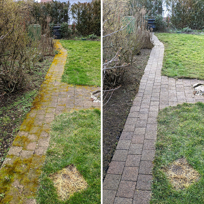 No Video, But The Satisfaction Of Removing All That Moss Already Made Buying The Pressure Washer Worth It