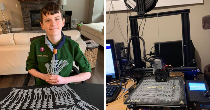 Hospital Asks For People’s Help With Pain From Wearing A Face Mask All Day, This Boy Scout Delivers