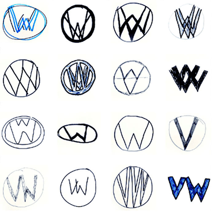 Company Asks 100 People To Draw 10 Car Logos From Memory, And The Results Are Hilarious