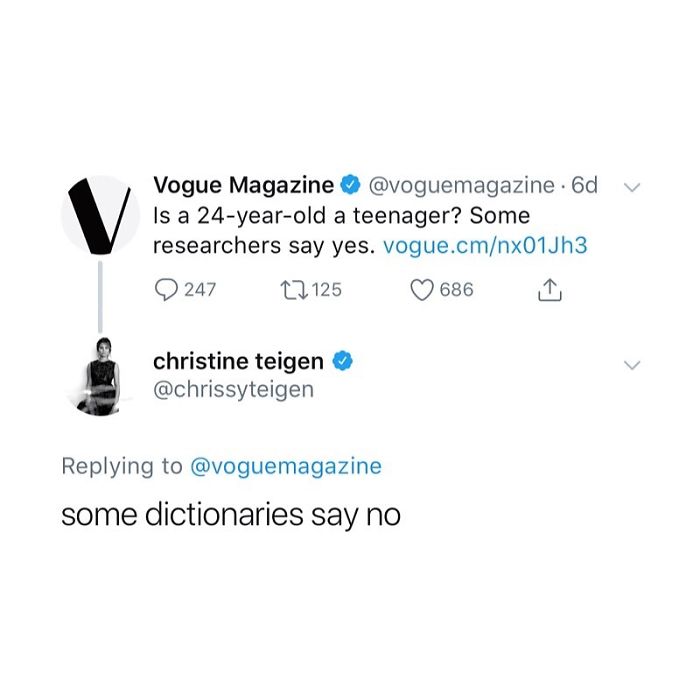 Christine Teigen Tweets