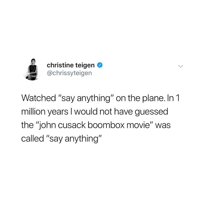 Christine Teigen Tweets