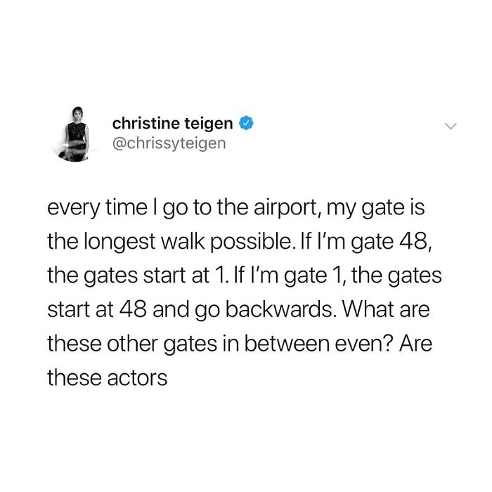 Christine Teigen Tweets