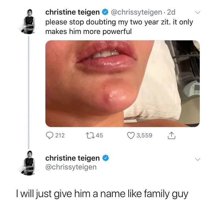 Christine Teigen Tweets