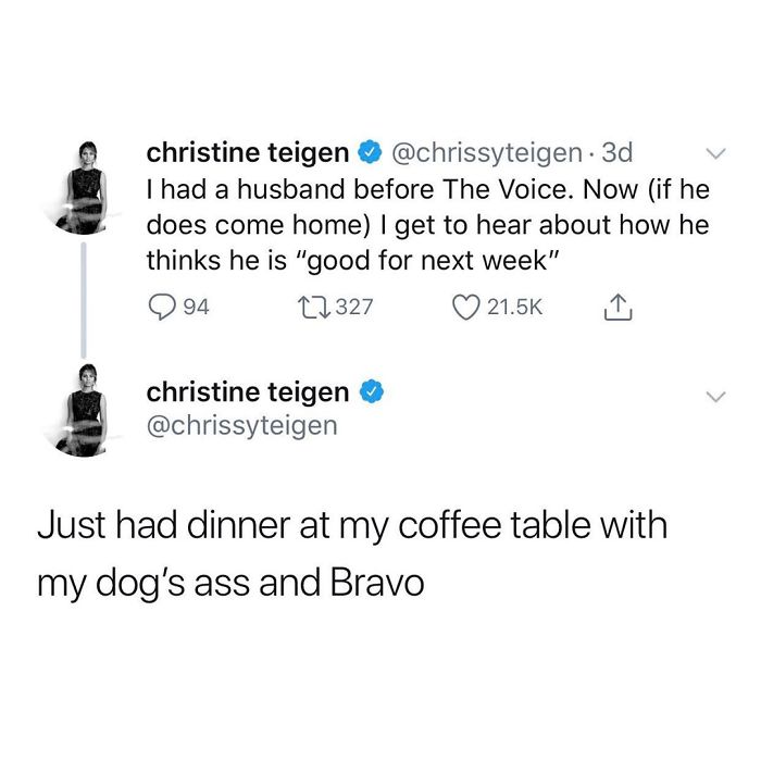 Christine Teigen Tweets