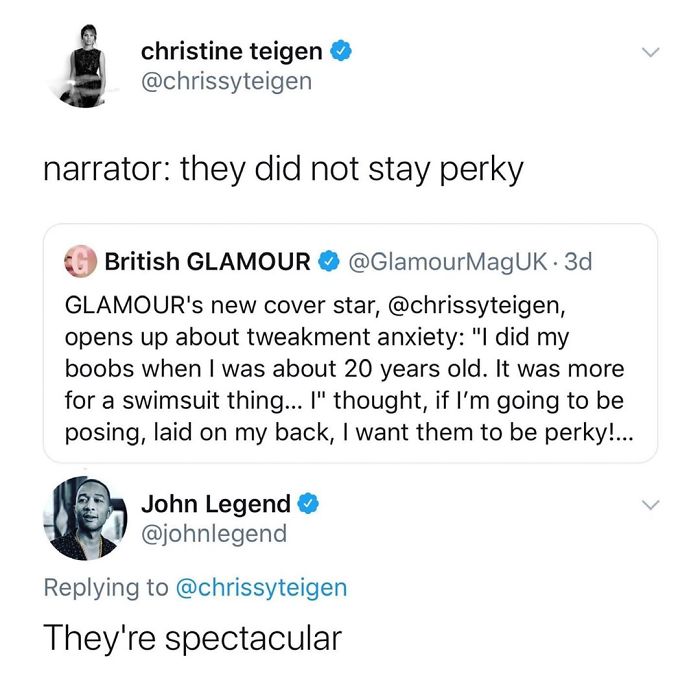 Christine Teigen Tweets