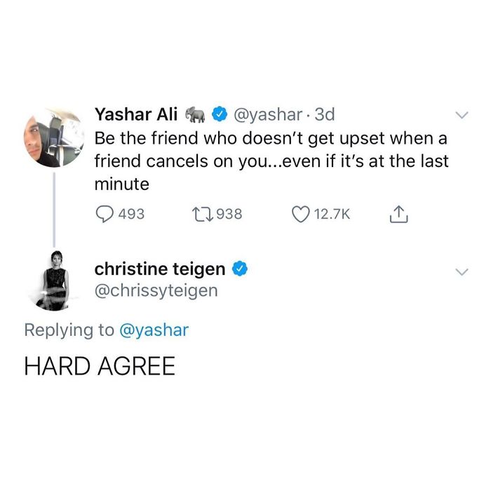 Christine Teigen Tweets