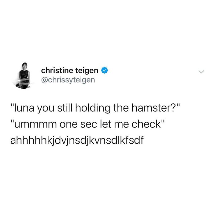 Christine Teigen Tweets