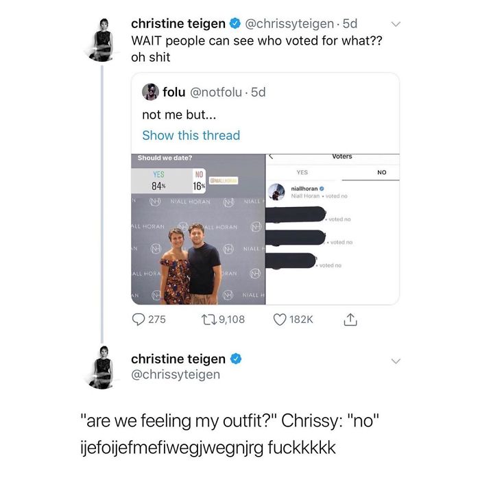 Christine Teigen Tweets