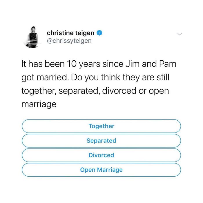 Christine Teigen Tweets