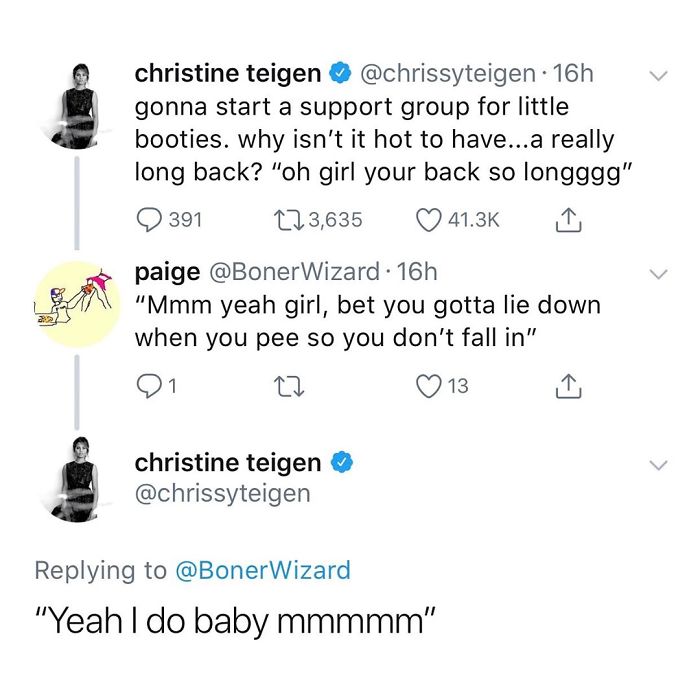 Christine Teigen Tweets
