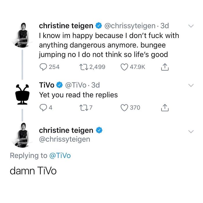 Christine Teigen Tweets