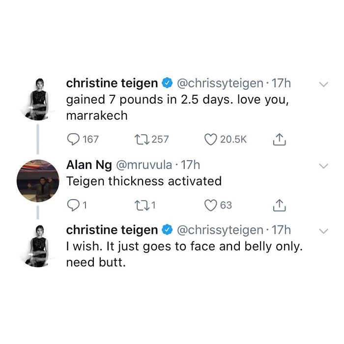 Christine Teigen Tweets