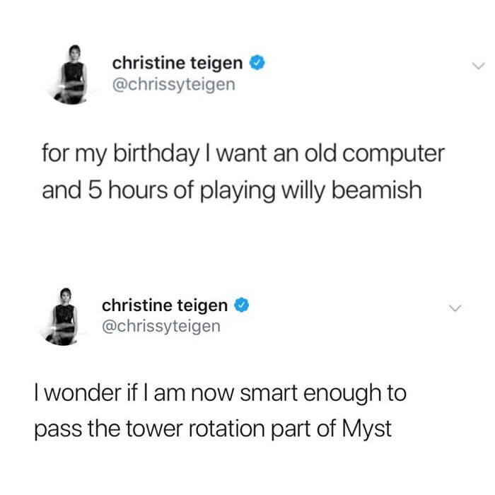 Christine Teigen Tweets