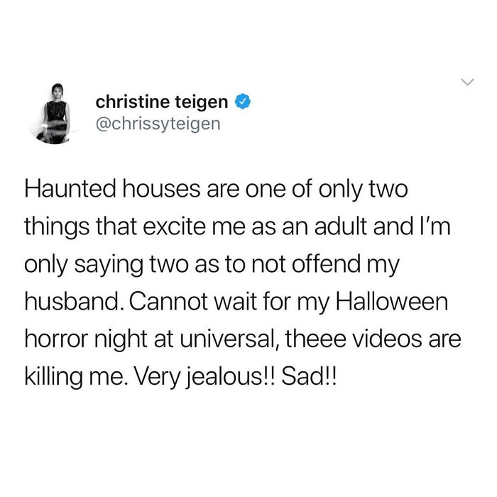 Christine Teigen Tweets