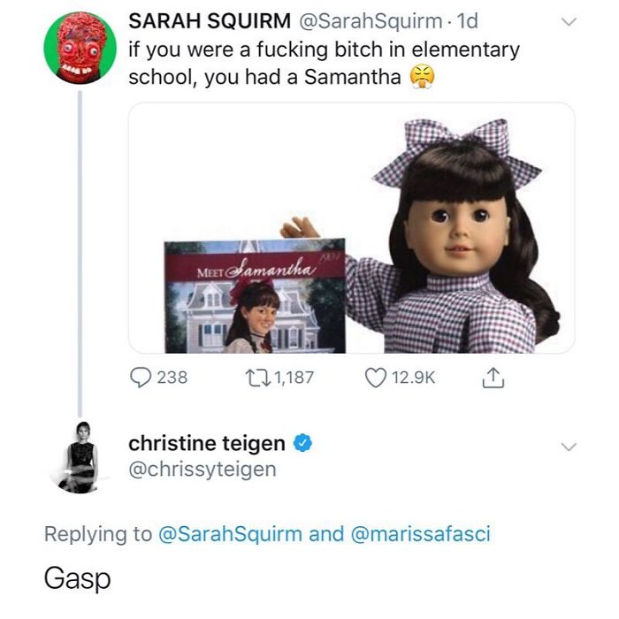 Christine Teigen Tweets