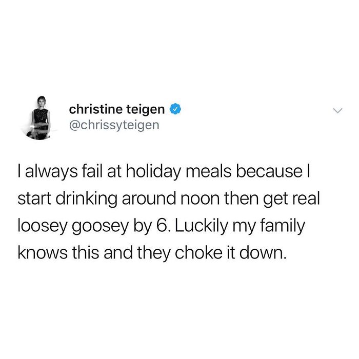 Christine Teigen Tweets