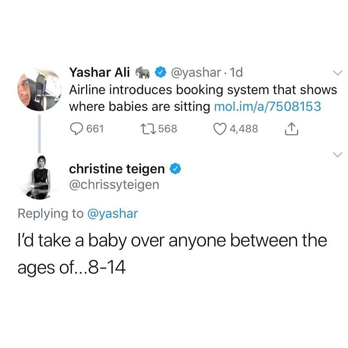 Christine Teigen Tweets