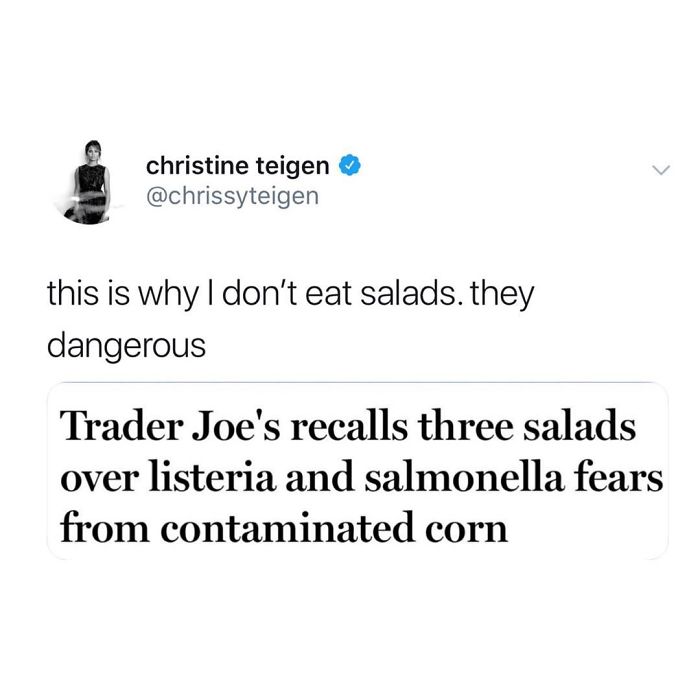 Christine Teigen Tweets
