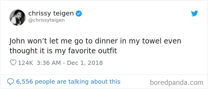 Christine Teigen Tweets