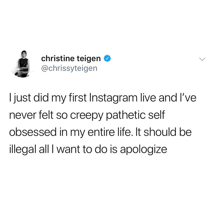 Christine Teigen Tweets