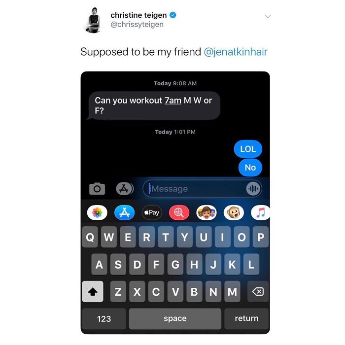 Christine Teigen Tweets