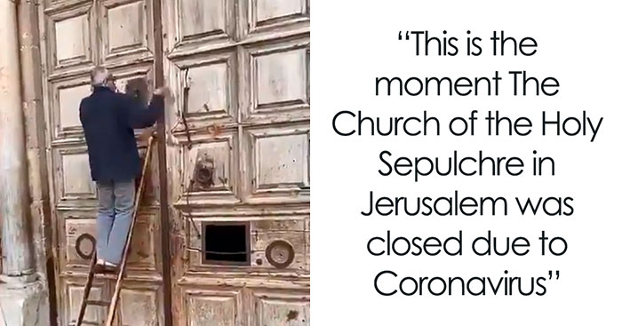 The Muslim Keymaster Of The Church Of The Holy Sepulchre Closed Its Doors For The First Time Since The Black Plague In 1349