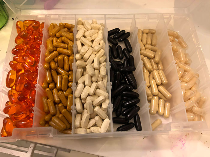 I Got Tired Of Small Pill Organizers So I Converted A Cheap Fishing Tackle Box Into A Mega Pill Box