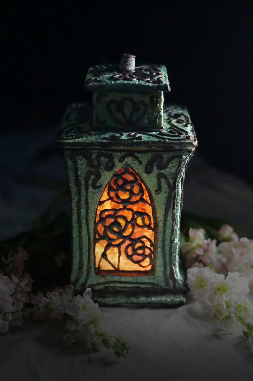 Art Nouveau Lantern
