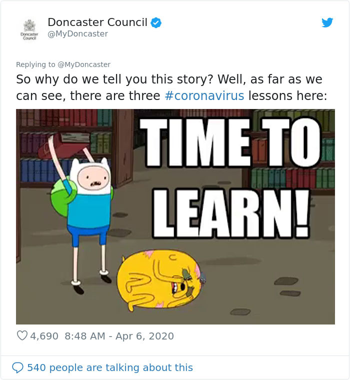 People Are Applauding This Twitter Manager For Using A Whale Blown Up In The 1970s As A Lesson On Coronavirus