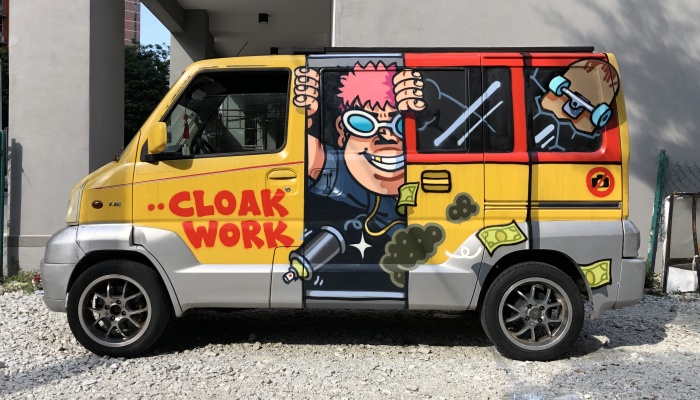 I Decorated Food Trucks With Colorful Graffiti