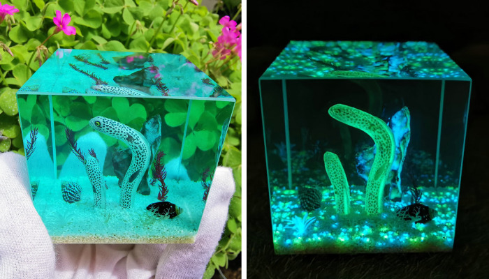 I Make Ocean Resin Dioramas