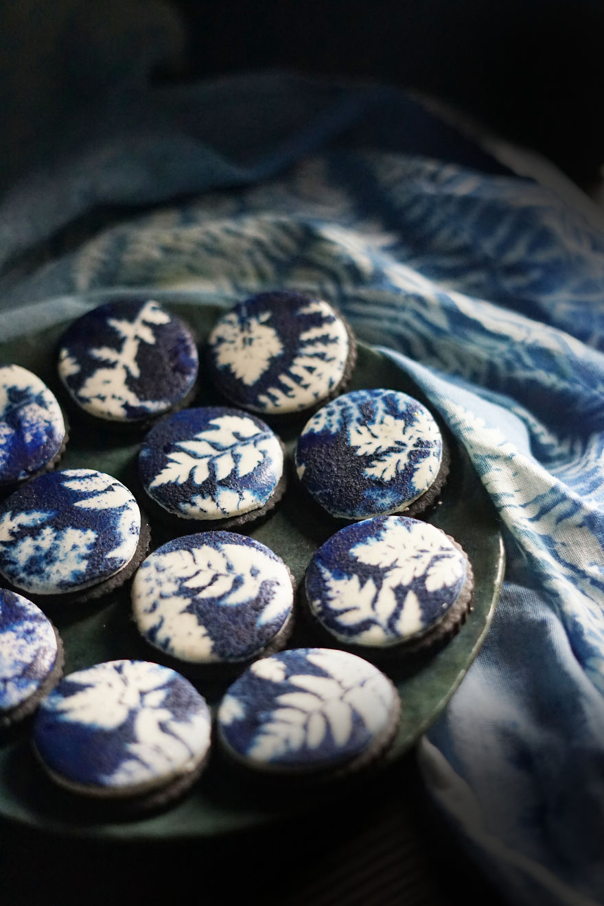 Cyanotype Cookies