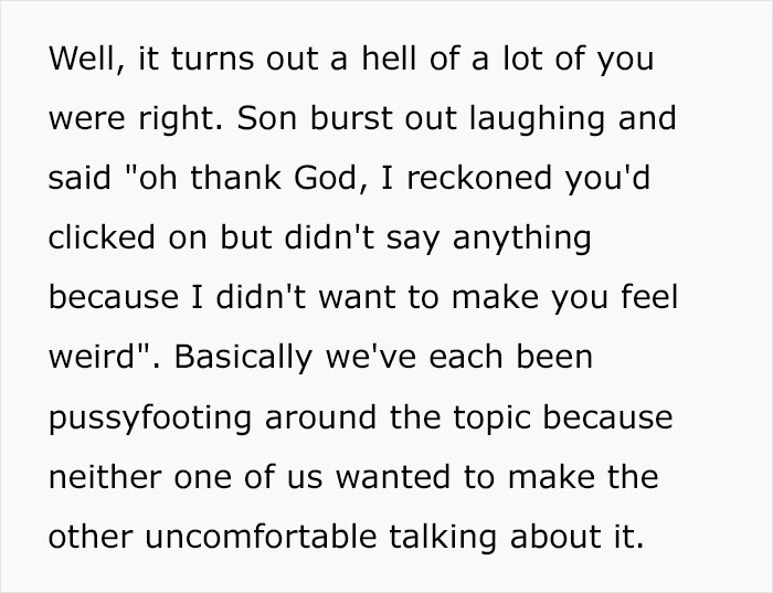 Dad Knows His Son And His Male "Friend" Are Secretly Dating, Asks People How To Tell Him It's Ok, Posts A Wholesome Update Dad Knows His Son And His Male "Friend" Are Secretly Dating, Asks People How To Tell Him It's Ok, Posts A Wholesome Update