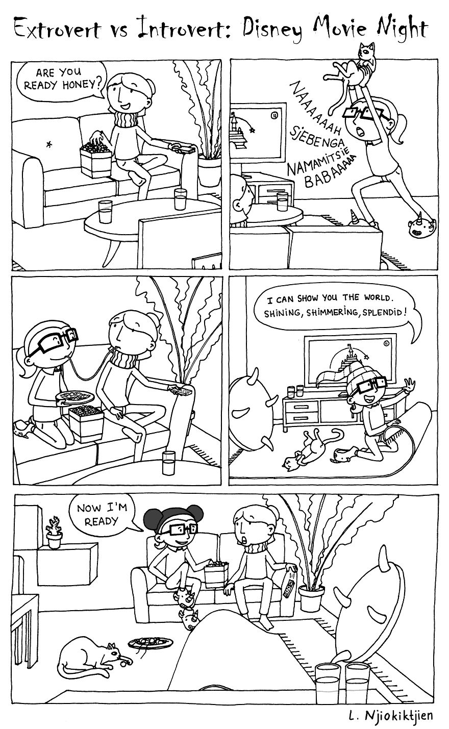 Here Are My 10 New Comics About My Introverted Life With My Extroverted Wife During Lockdown Here Are My 10 New Comics About My Introverted Life With My Extroverted Wife During Lockdown