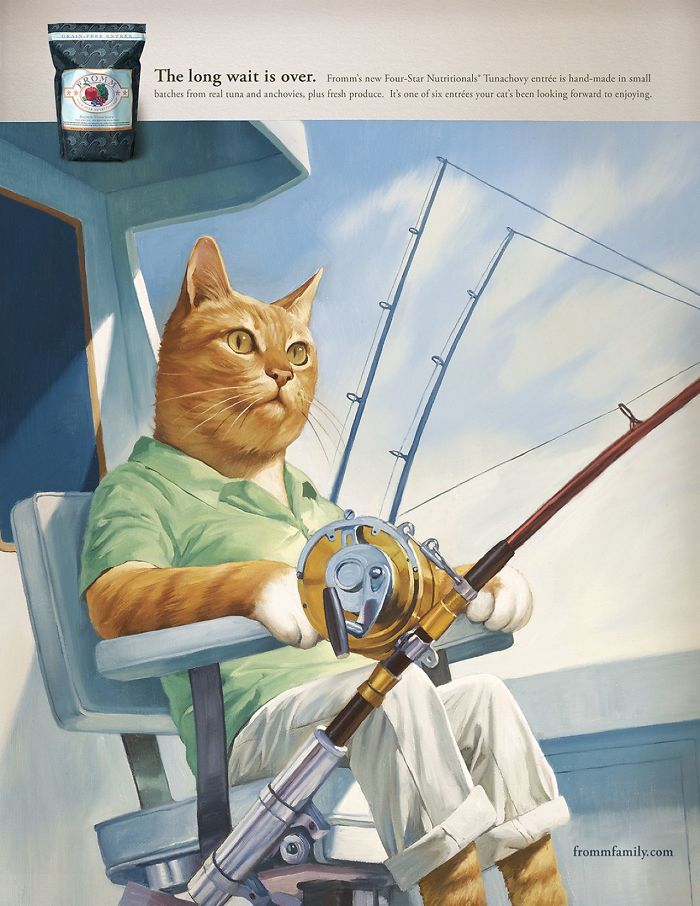 49 Ads Using Cats In A Purrrfect Way