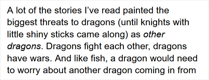 Guy Asks Why Dragons Have Eyes On The Sides Of Their Heads If They Are Predators, A Tumblr User Gives A Scientific Explanation Guy Asks Why Dragons Have Eyes On The Sides Of Their Heads If They Are Predators, A Tumblr User Gives A Scientific Explanation